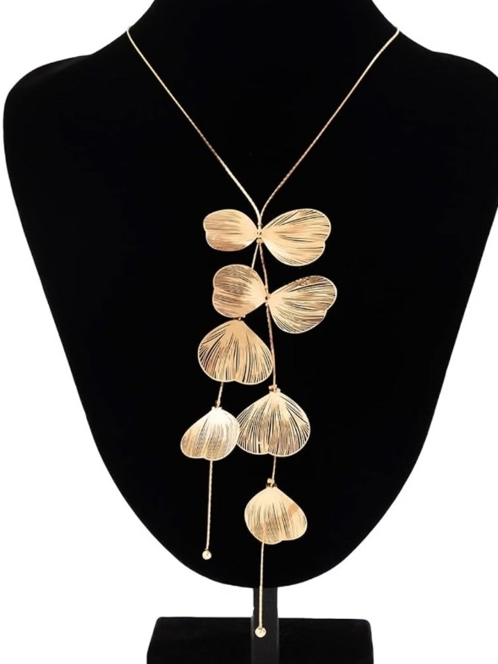 Leaf Drop Pendant Necklace